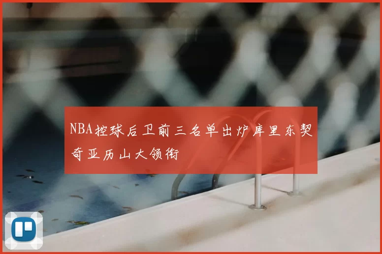 NBA控球后卫前三名单出炉库里东契奇亚历山大领衔